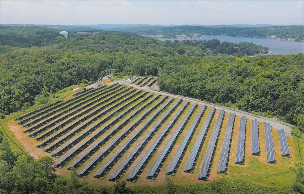 Greenbacker’s solar farm on a former landfill