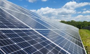 Greenbacker solar farm panel